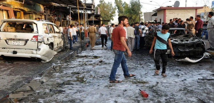 عشرات القتلى والجرحى في تفجير وسط بغداد