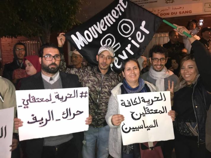 منع وتساهل واعتقالات في إحياء ذكرى 20 فبراير (صور)
