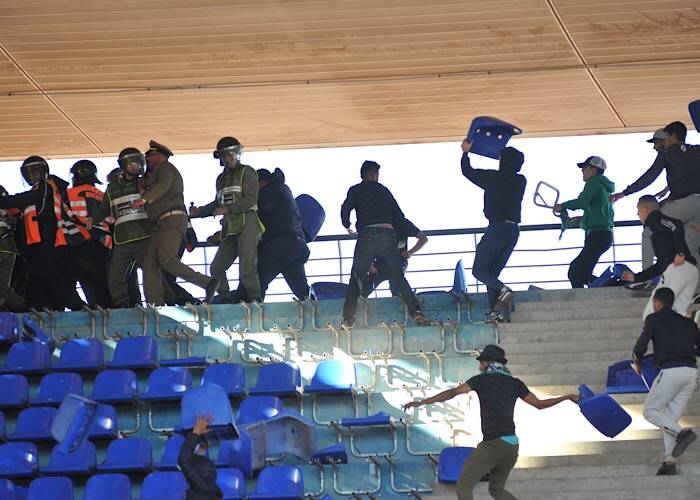 هذه هي العقوبات التي لحقت بالرجاء بعد شغب ملعب مراكش