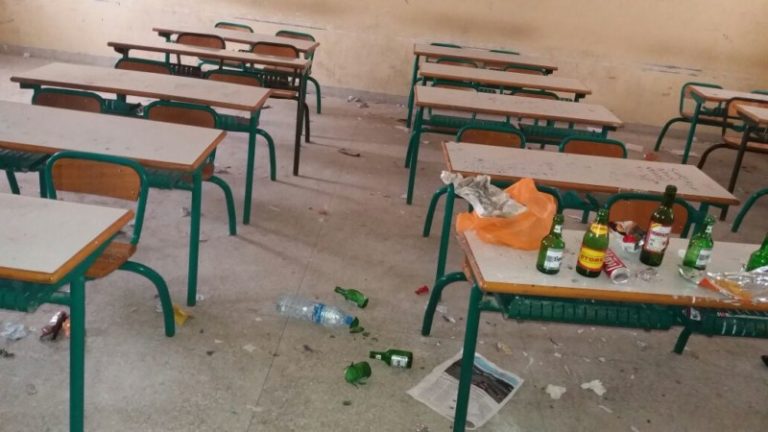بالفيديو.. جلسة خمرية داخل مؤسسة تعليمية