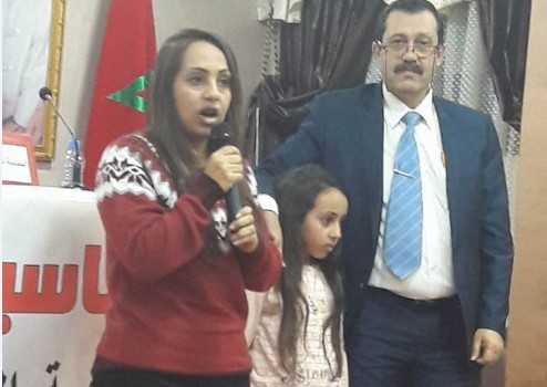 حقوقيون يكرمون زوجة المهدوي وابنته في اليوم العالمي للمرأة