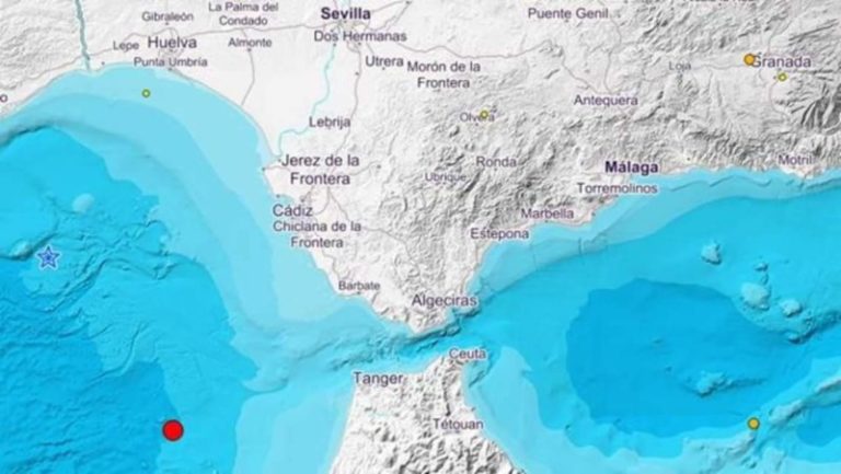 زلزال بحري قبالة سواحل طنجة والعرائش