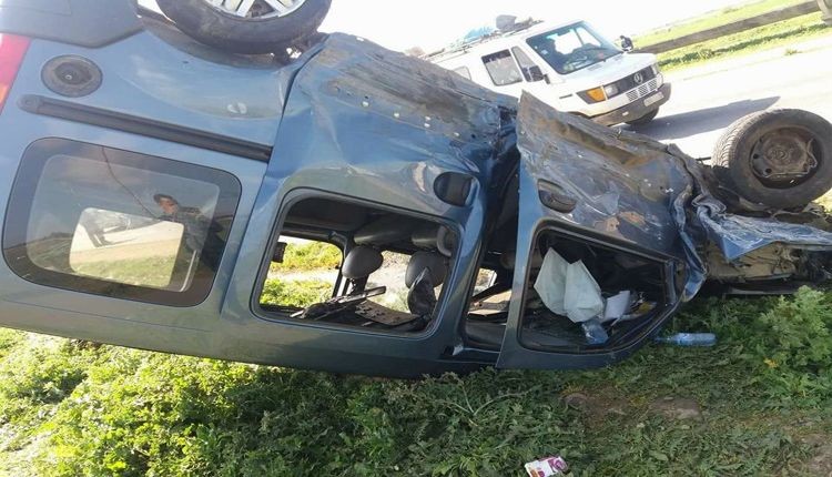 إصابات خطيرة في حادثة سير مروعة قرب القنيطرة