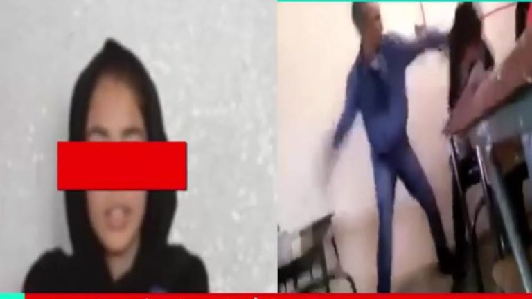 بالفيديو..حقائق صادمة على لسان التلميذة التي عنفها أستاذها