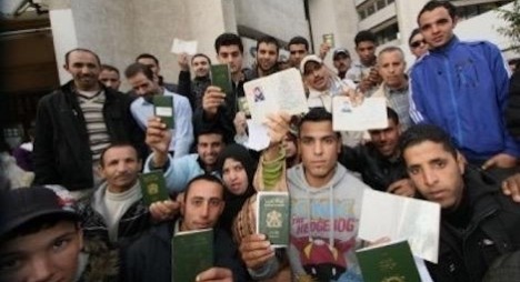 وصول أول دفعة من المغاربة العالقين بليبيا