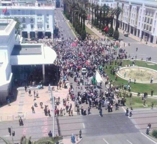 المقاطعة تطال مسيرة فلسطين بسبب “البيجيدي”