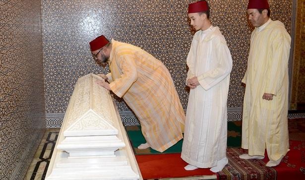 الملك يترحم على روح جده الملك الراحل محمد الخامس