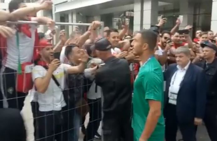 بالفيديو.. استقبال احتفالي لبوحدوز في روسيا