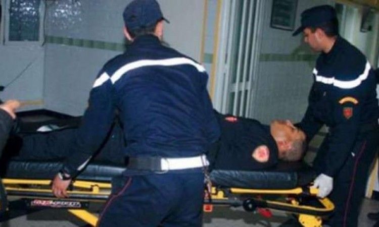معتقل يرسل ضابط أمن للمستعجلات