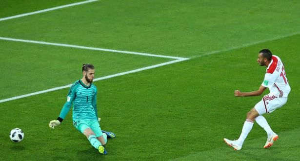 المنتخب الوطني يتمكن من التسجيل في الشوط الأول ضد اسبانيا
