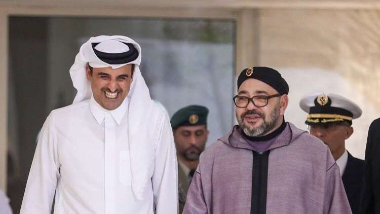 الملك محمد السادس يجري اتصالا هاتفيا بأمير قطر