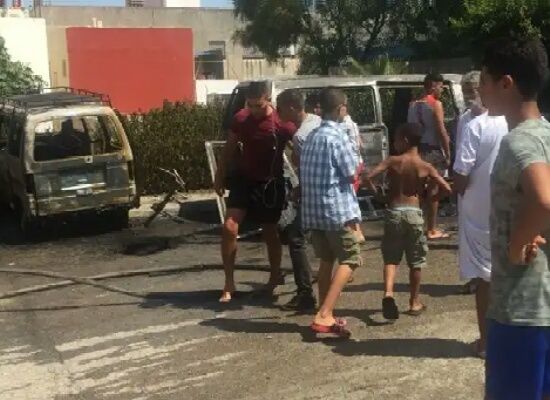 “تشواط الريوس”  يحرق سيارتين بطنجة