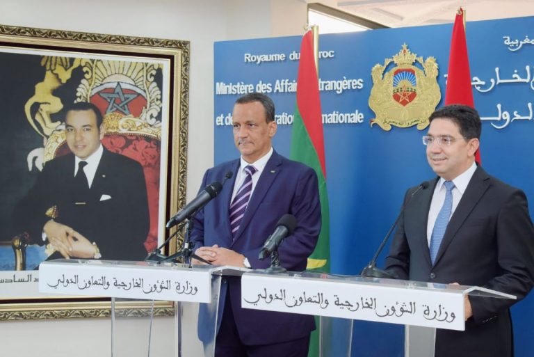 بوريطة وولد الشيخ يبحثان سبل تعزيز العلاقات بين المغرب وموريتانيا