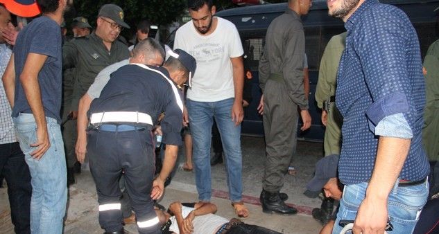 تزامنا مع إضراب الزفزافي..الأمن يفرق وقفة تضامينة مع معتقلي الريف (صور)