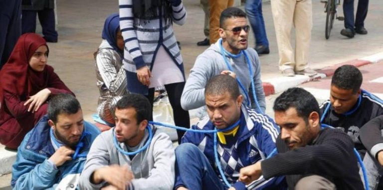 المكفوفون يحرجون العثماني في قانون المالية