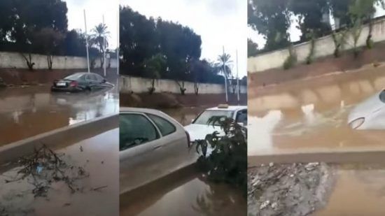 فيضانات خطيرة تحاصر عابري الطريق السيار بالبيضاء (فيديو)