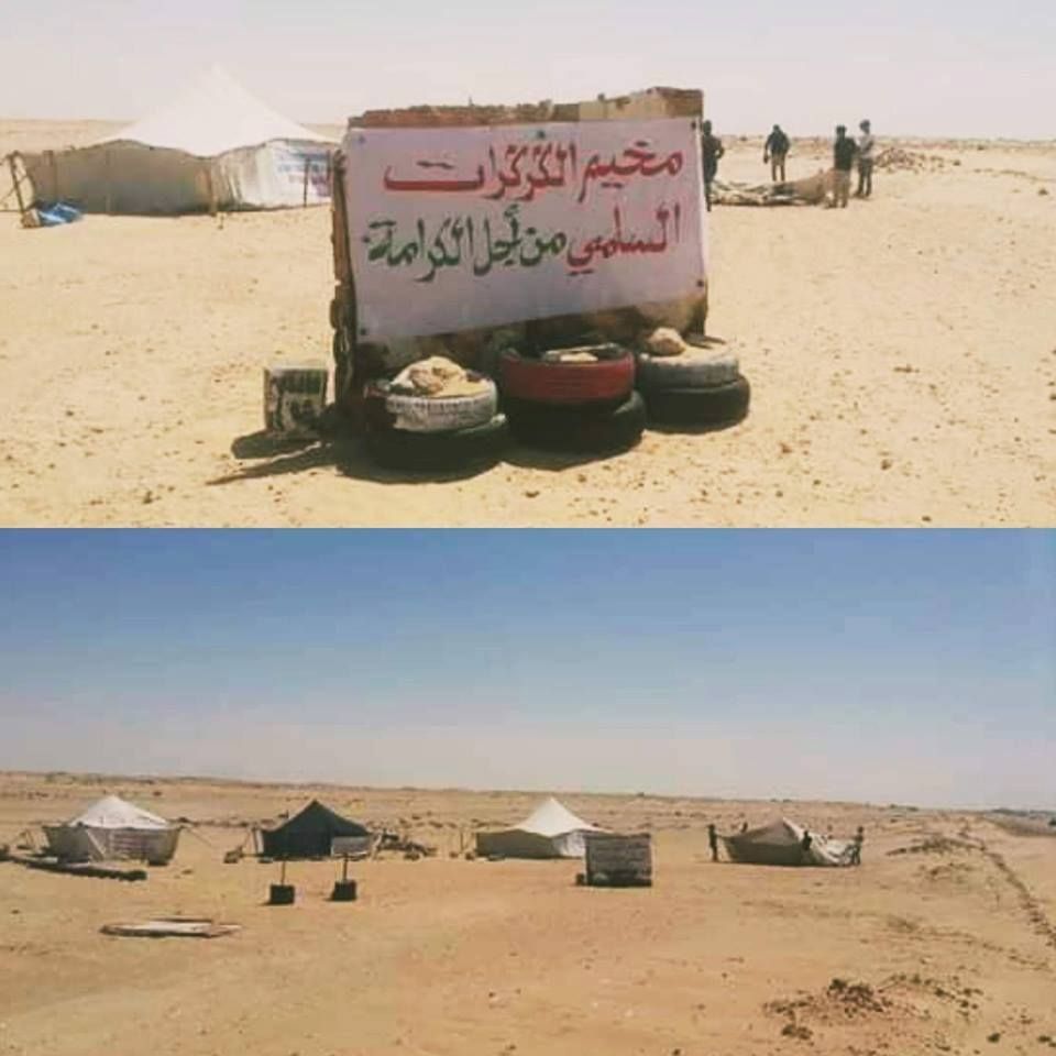 صيادو الداخلة يعتصمون بالكركرات.. والأمم المتحدة تتدخل (صور)