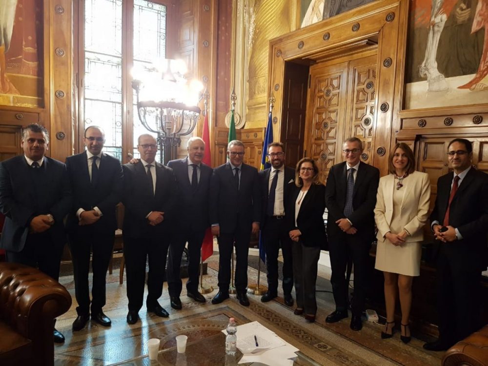 وزير العدل الإيطالي معجب باصلاحات منظومة العدالة بالمغرب (صور)