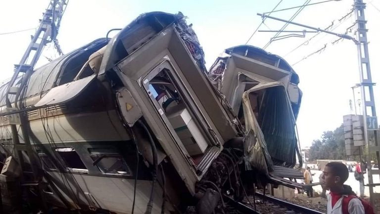 بث مباشر لحادث القطار بالقنيطرة