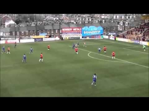 أضخم لاعب في العالم يستخدم قوته الخارقة لتسجيل هدف رائع (فيديو)