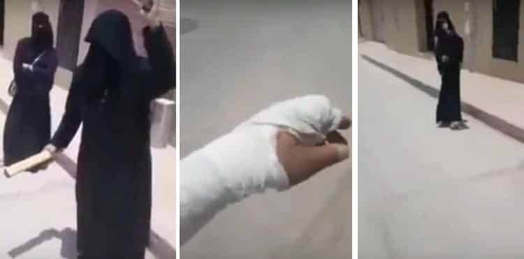 بالفيديو .. فتاة تكسر يد “والدها”