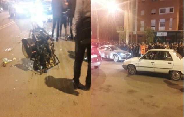 فظيع…سيارة فاخرة تحول معاق إلى أشلاء (فيديو+صور)