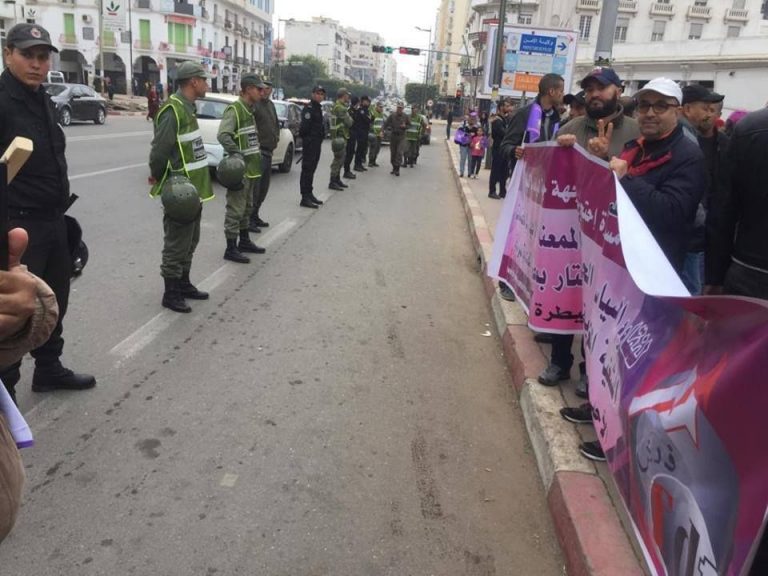 السلطات العمومية تمنع مسيرة “الفدش” بالقنيطرة