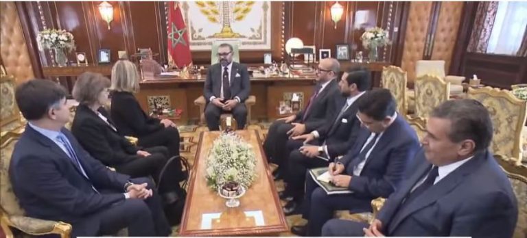 الملك يستقبل موغيريني