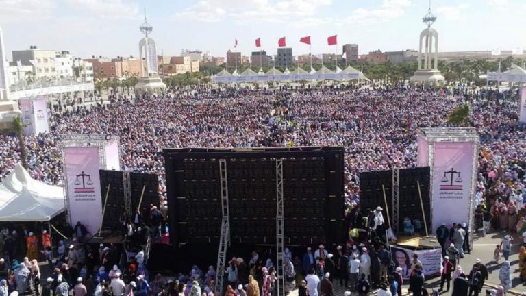 مهرجان خطابي حاشد لـ”الاستقلال” بالعيون (فيديو)