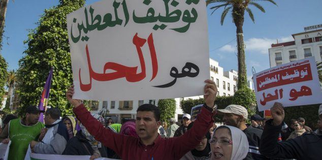 دراسة تحذر من عودة احتجاجات المعطلين للمغرب بأعداد أكبر
