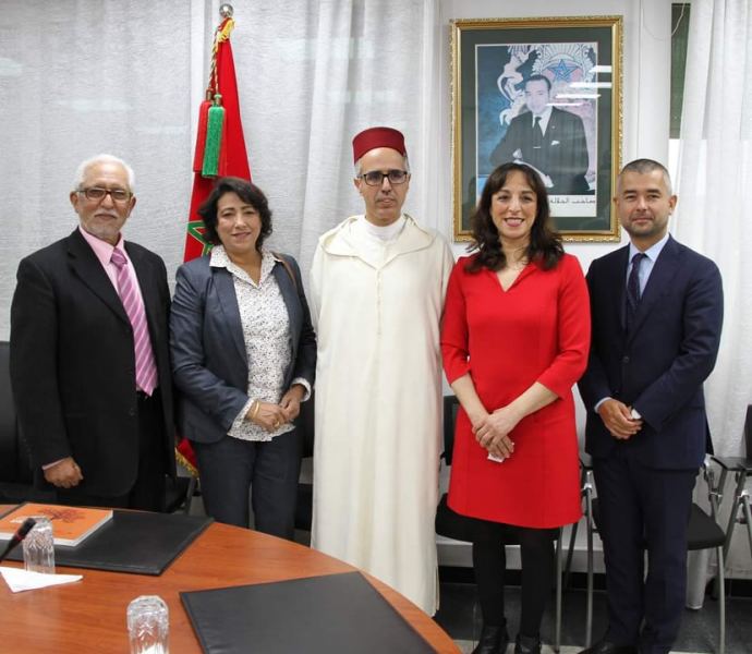 لقاء بين سكال والوزيرة المغربية البلجيكية لعنان لبحث سبل التعاون المشترك