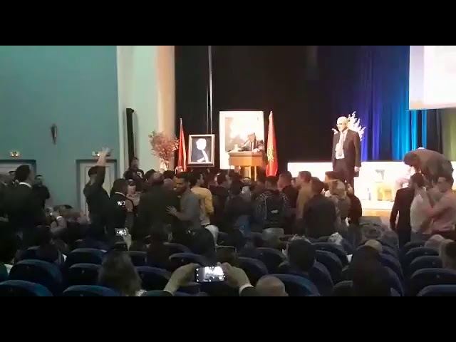 اتحاديون يثورون في وجه لشكر بسبب حراك الريف (فيديو)