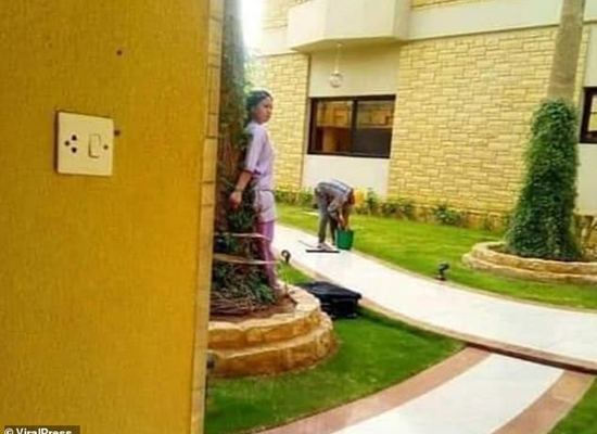 في رمضان.. سعودي يقيد خادمته بشجرة تحت أشعة الشمس الحارقة (صور)