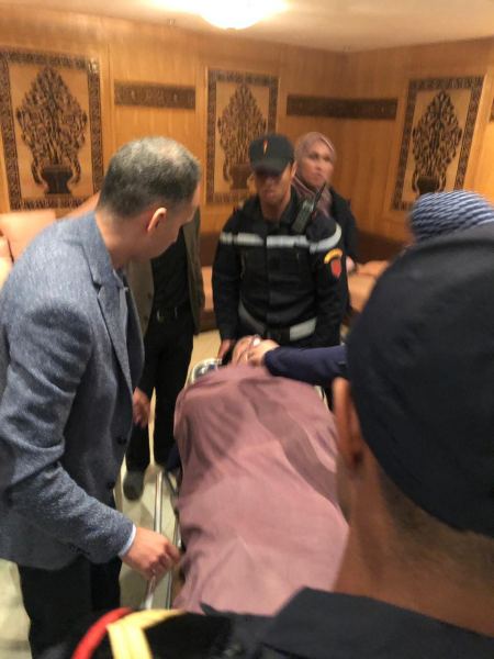 عاجل..مواجهات عنيفة بين تيار ولد الرشيد وقيادة الشبيبة الاستقلالية(صور)