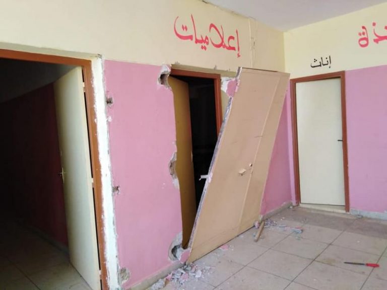 سرقة وتخريب بشع لمؤسستين تعليميتين بتاوريرت (صور)