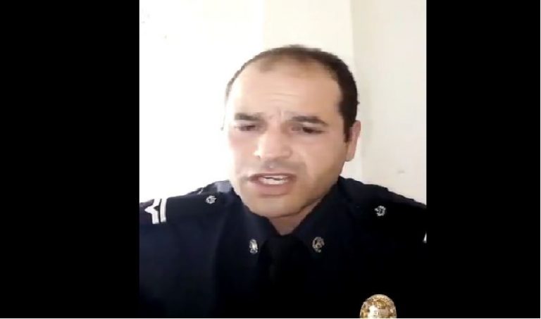 فيديو شرطي يحكي فيه معاناته بسبب “الحكرة” يكتسح الفيسبوك