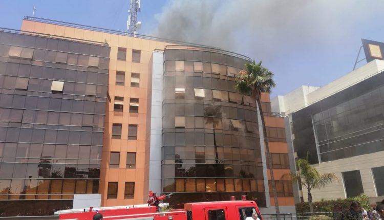 حريق مهول يندلع في المقر المركزي لـ”إنوي” (صورة)