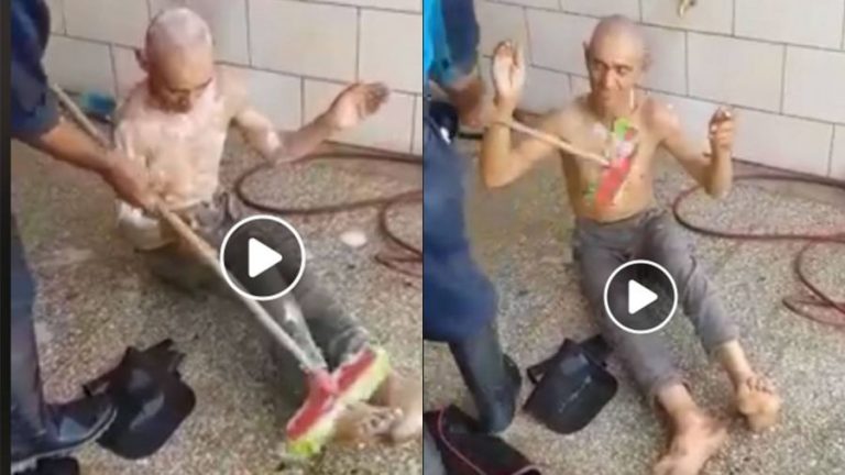 فيديو تحميم مشرد في “مغسل للسيارات” يغضب نشطاء