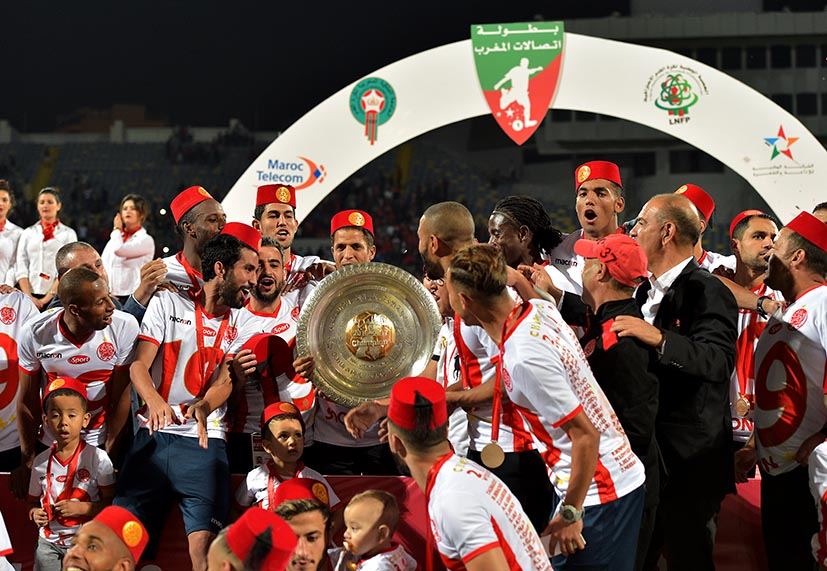 الوداد بطلا للدوري المغربي للمرة 20 في تاريخه