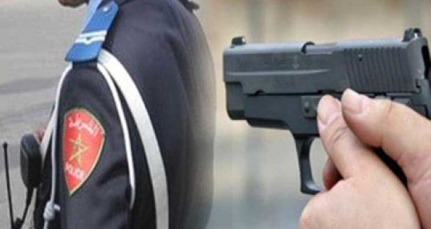 مقدم شرطة بالخميسات يطلق النار على “مسخوط” عرض والدته لاعتداء خطير