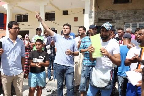 تجدد الاحتجاجات بعلال البحراوي بسبب فاجعة احتراق الطفلة”هبة” (فيديو)
