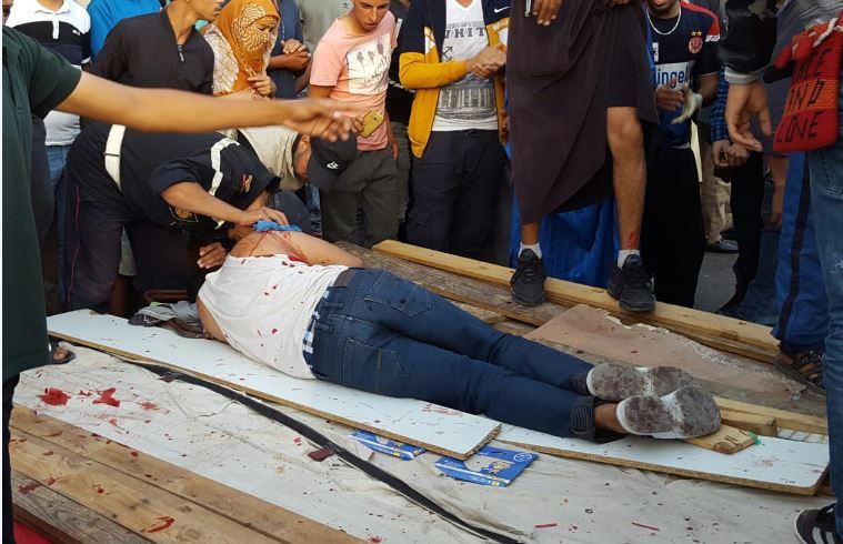 إصابات في مواجهات عنيفة بين باعة متجولين والقوات المساعدة بتزنيت (صور)