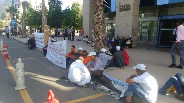 عمال مناجم جرادة يحتجون بسبب المعاناة مع “السليكوز”