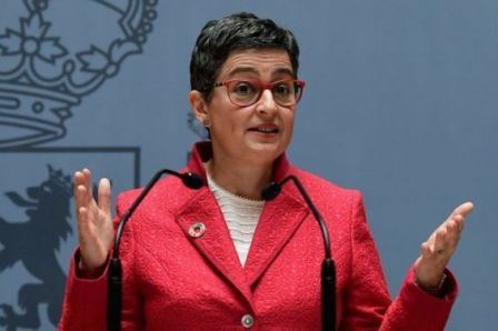 وزيرة خارجية إسبانيا تتحدث عن تاريخ فتح المغرب لحدوده وتوجه رسالة لمغاربة بلادها وزيرة خارجية إسبانيا تتحدث عن تاريخ فتح المغرب لحدوده وتوجه رسالة لمغاربة بلادها