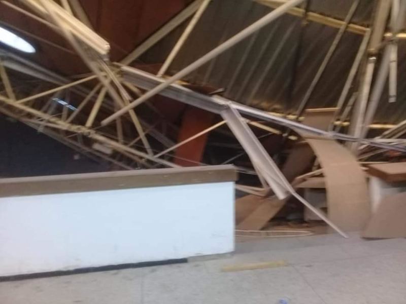 انهيار سقف مدرج بكلية بفاس يضع وزارة أمزازي في اختبار عسير(صور)