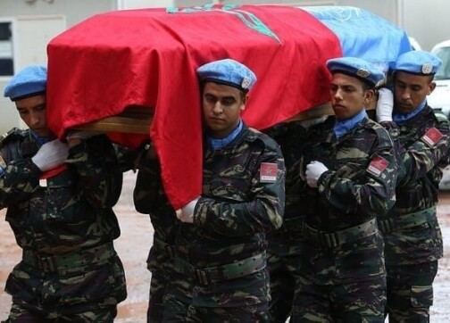 استشهاد جندي مغربي بأفريقيا الوسطى