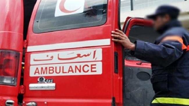 انقلاب حافلة لنقل المسافرين تخلف إصابات متفاوتة الخطورة (صور)