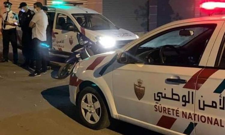 لحظة هجوم عصابة مسلحة على مقهى بسلا
