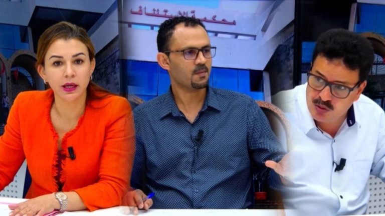 لأول مرة.. مواجهة بين مساندي الريسوني والراضي وداعمي المشتكيان بهما (فيديو)