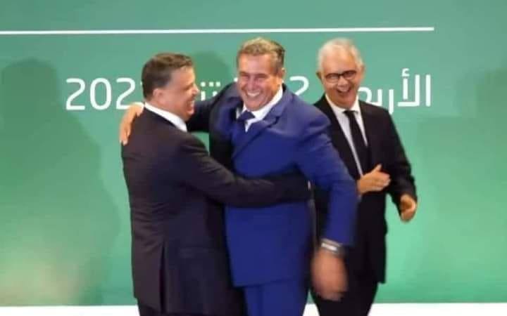 لقطة اليوم خلال إعلان الأغلبية الحكومية